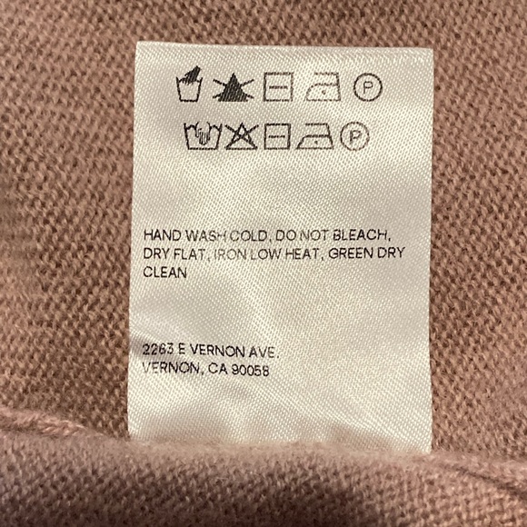 NWT Reformation Tan Caitlin Cashmere Tank and Jogger Set - Sz S - Picture 8 of 8